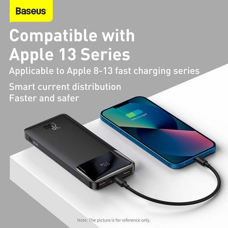 Sạc dự phòng Baseus Bipow Digital Display Power 15-20W dung lượng pin 10000mAh/20000mAh/30000mAh