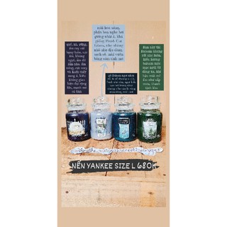 🕯️Nến YANKEE 623g 🌲 (Large Jar Candles)