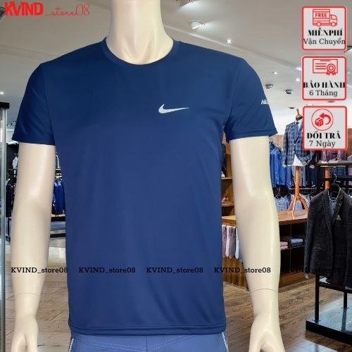 Áo thun lạnh nam thể thao cổ tròn cộc tay co giãn thông hơi thoáng mát - KVIND_Store08