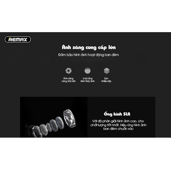 Camera Hành Trình cho Ô tô Remax Blade CX-05 màu Đen | BigBuy360 - bigbuy360.vn