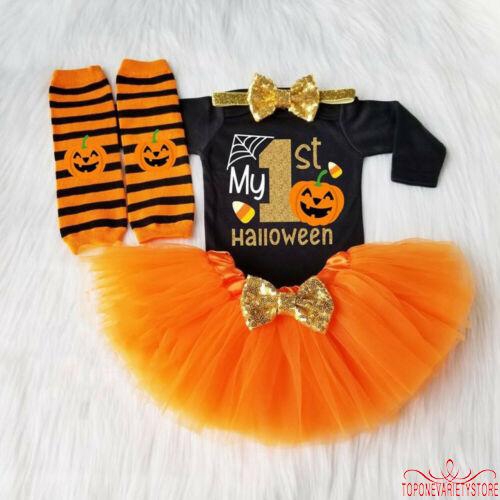 Bộ 5 món áo váy xòe đáng yêu hóa trang Halloween cho bé gái