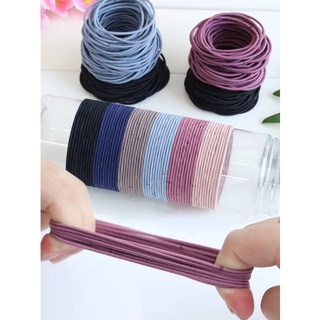 Thun cột tóc xinh xắn (Túi zip 100 cái)