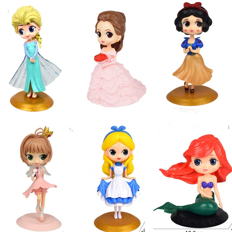 Búp Bê Công Chúa Disney 3D Trang Trí Bánh Kem