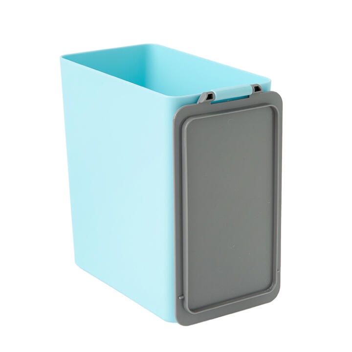 Thùng Rác ARTBOX Hàn Quốc Nhỏ Gọn Hình Vuông Màu Xanh Họa Tiết Chú Cún Dễ Thương