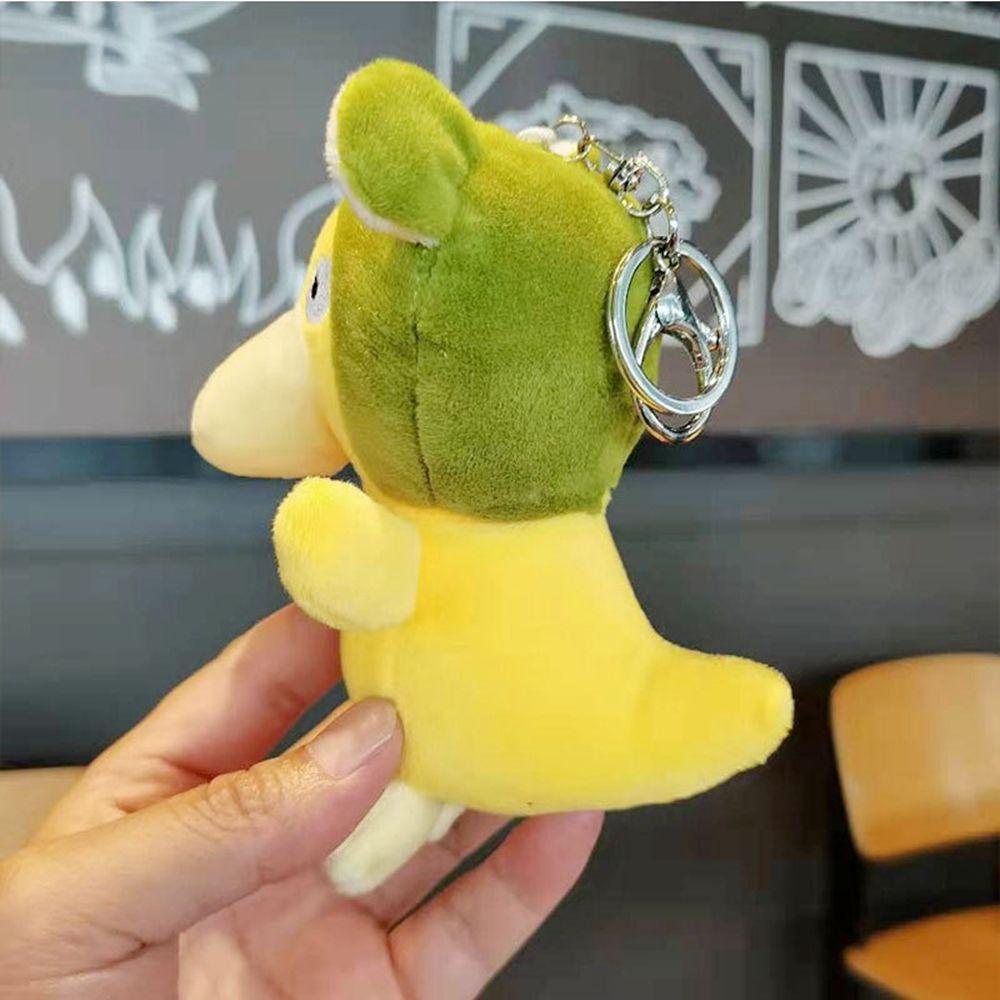 LANFY Móc Chìa Khóa Xe Hơi Hình Pikachu / Vịt Vàng / Ếch Dễ Thương Sáng Tạo Dành Cho Nữ Giá Đỡ
