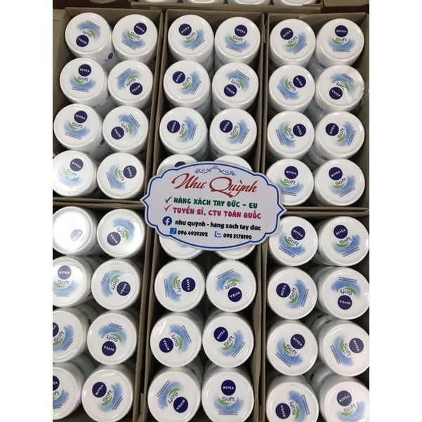 Kem dưỡng toàn thân nivea soft 200ml