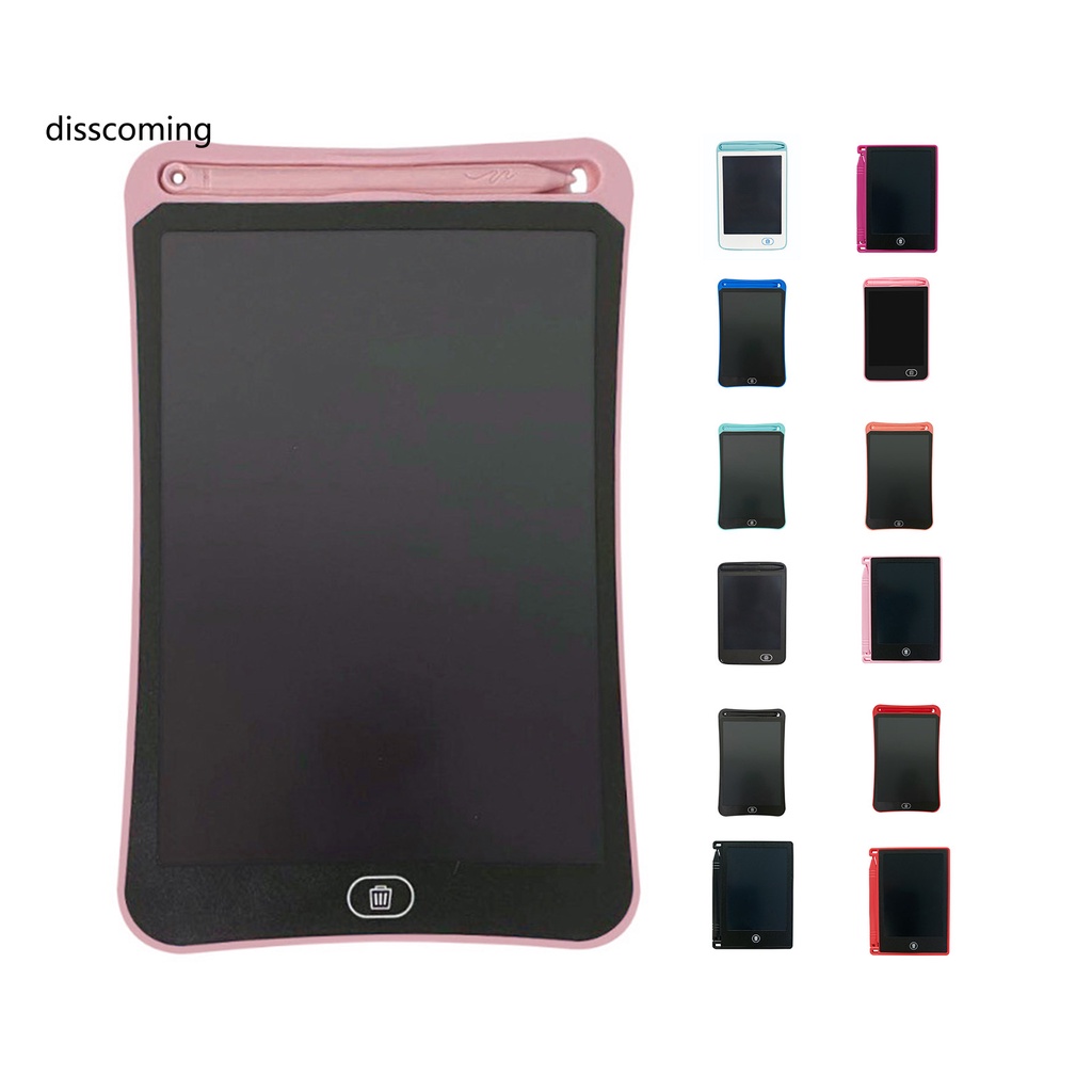 1 Bộ Bảng Viết Màn Hình Lcd 4.4inch / 6.5inch / 8.5inch An Toàn Cho Bé