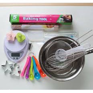 Combo 10 món dụng cụ cơ bản cho người mới làm bánh