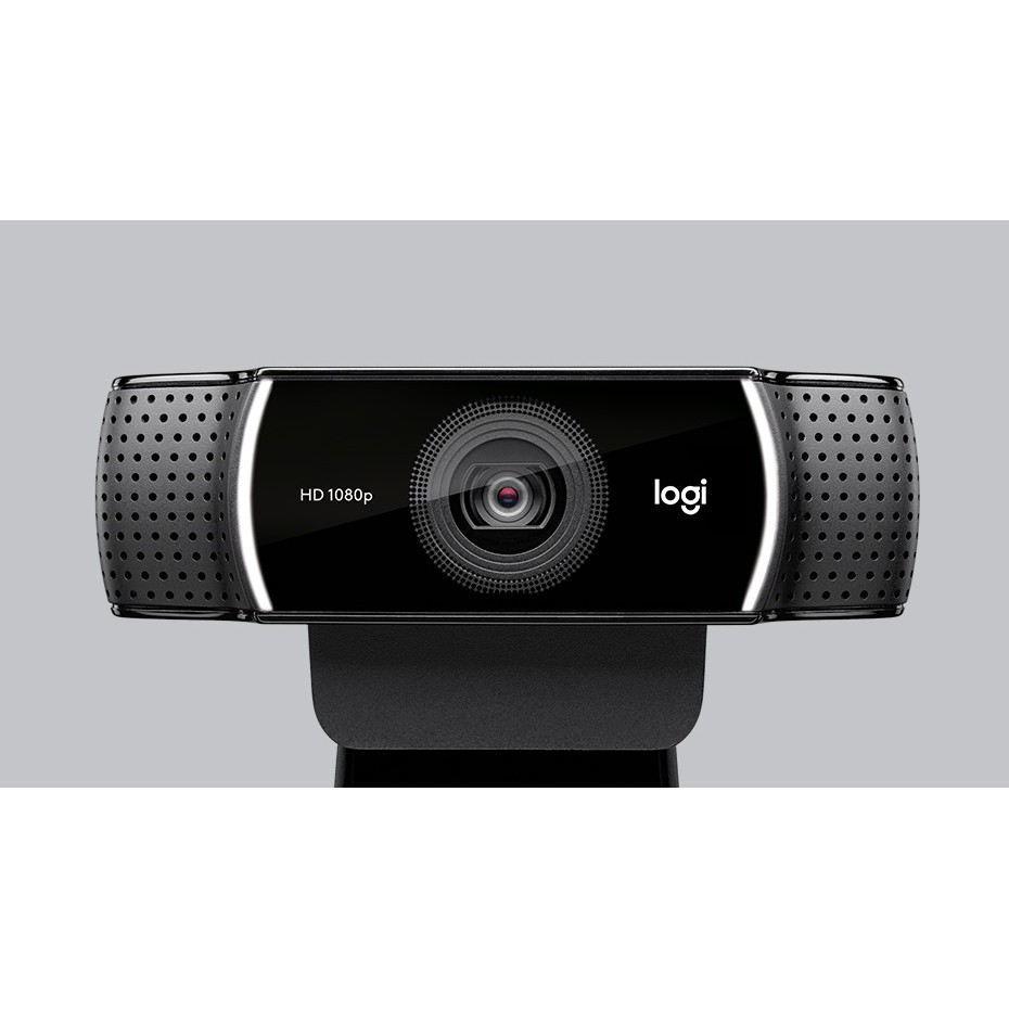 Webcam Logitech HD Webcam C922 sắc nét tinh tế Tặng kèm đèn led mini cổng USB siêu sáng - Hàng chính hãng