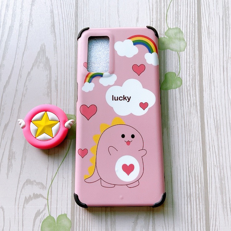 Ốp lưng idm Hàn Quốc kèm pop Oppo A55