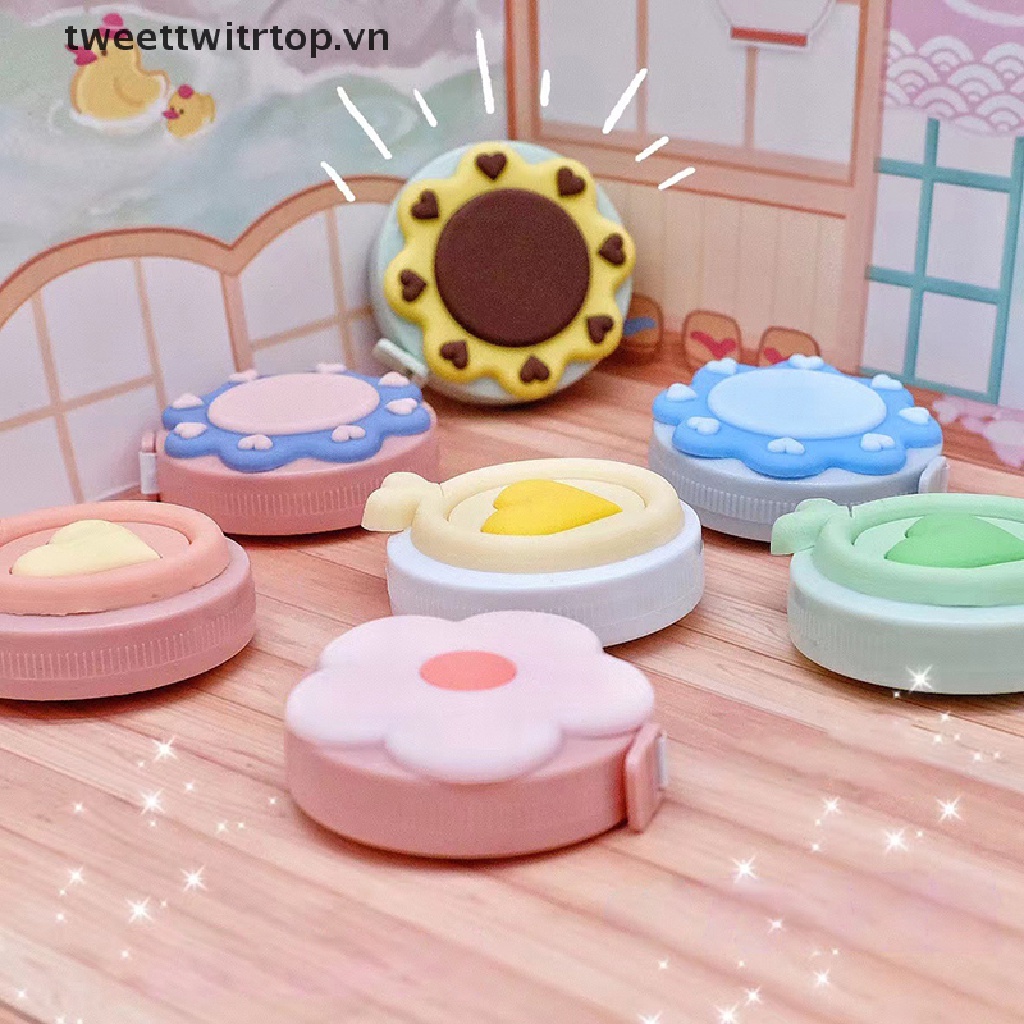 Thước Dây Mini Bằng Da Mềm Có Thể Thu Gọn Dùng Đo Chiều Cao Cho Bé