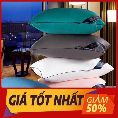 - Ruột gối khách sạn 5 sao hiệu Hilton Nhập khẩu - Đã hút chân không khử khuẩn