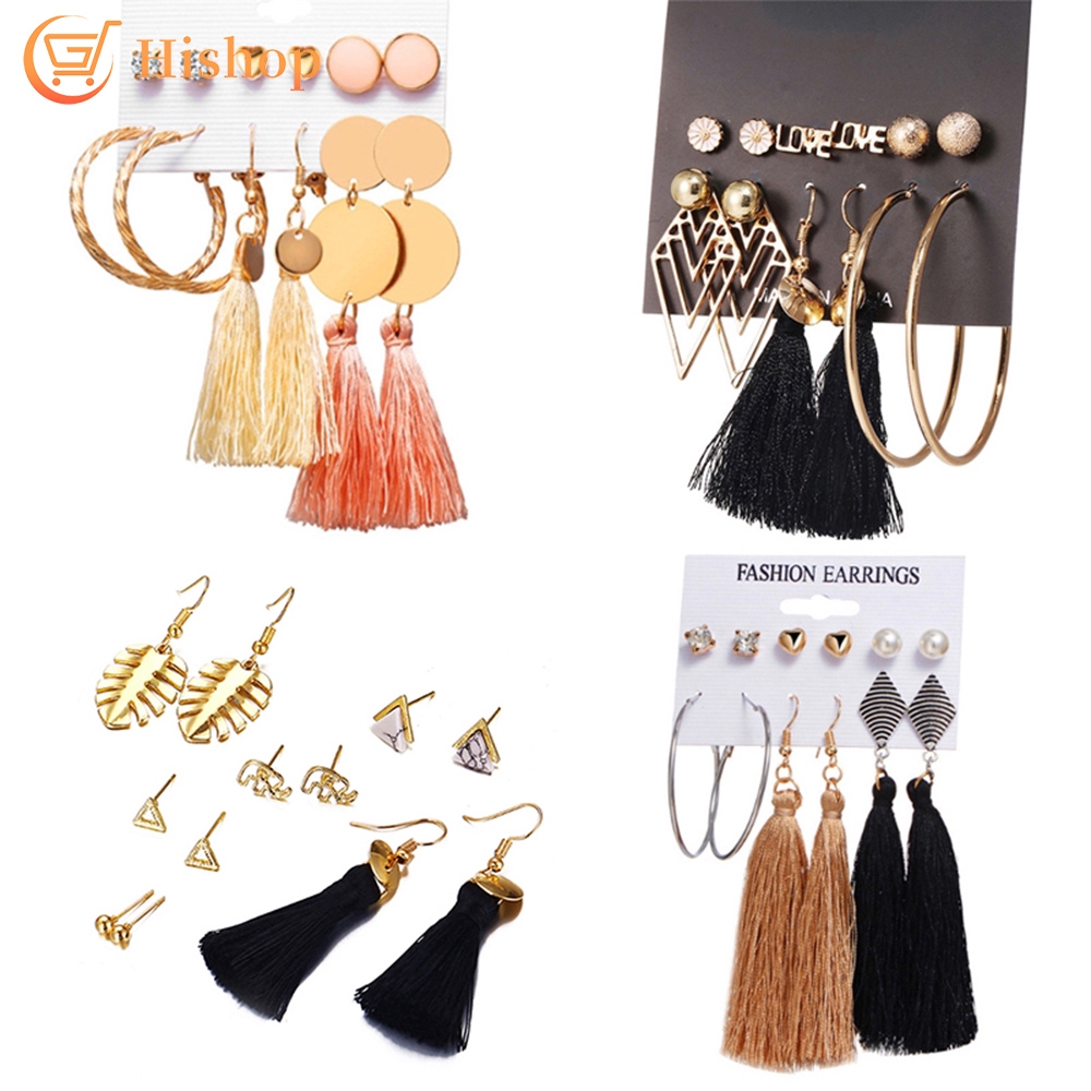 Khuyên Tai Hishop Phong Cách Cổ Điển Thời Trang Cho Nữ