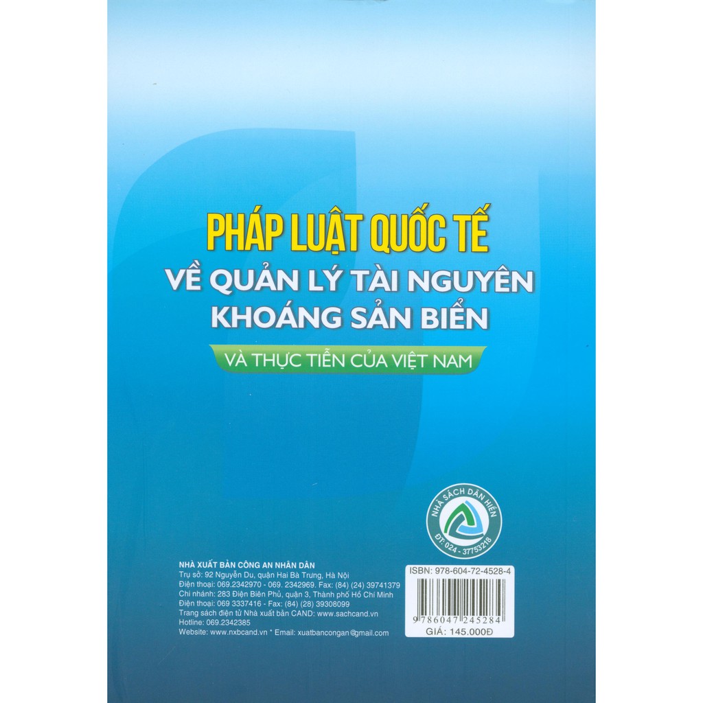 Sách - Pháp Luật Quốc Tế Về Quản Lý Tài Nguyên Khoáng Sản Biển Và Thực Tiễn Của Việt Nam