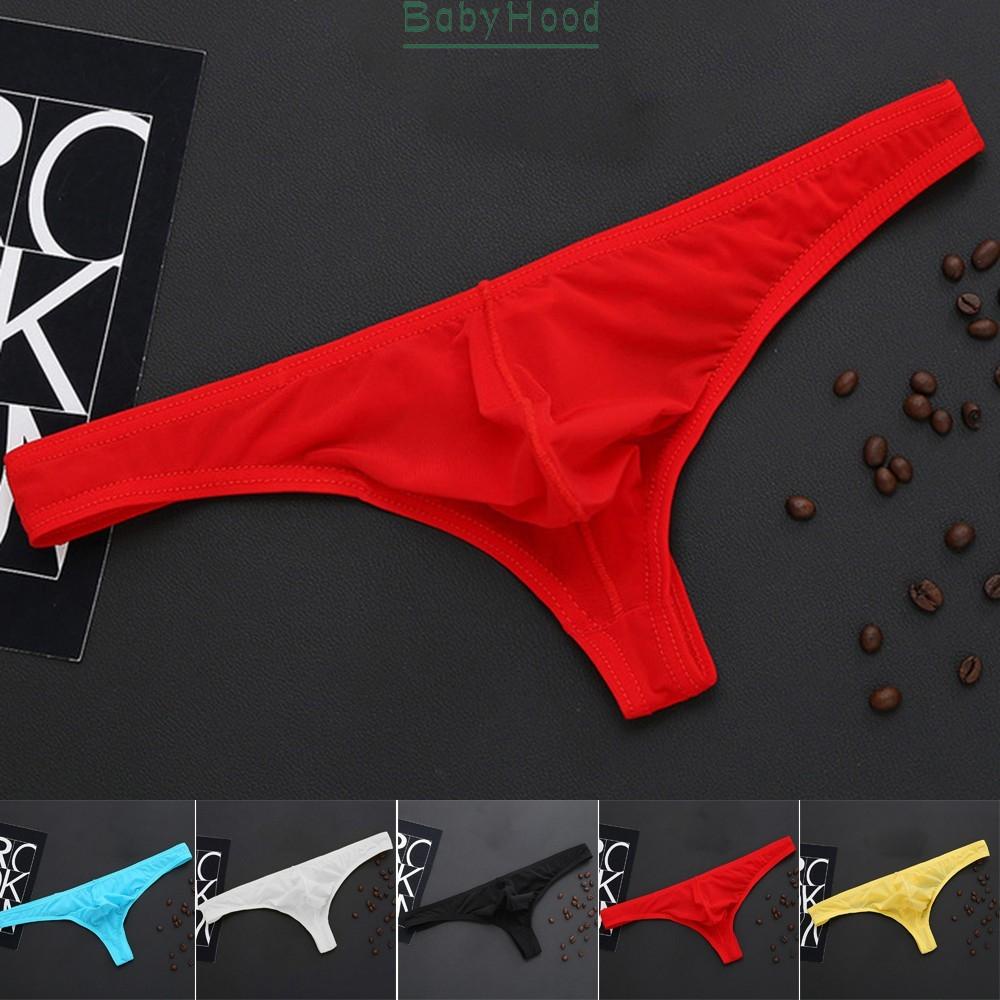BBHOOD~Briefs Fashionable G-String Jockstrap Men See Through Thong Comfortable