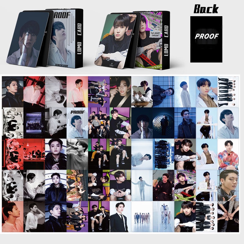 Set 55 Tấm Thẻ Ảnh Nhóm Nhạc BTS 2022