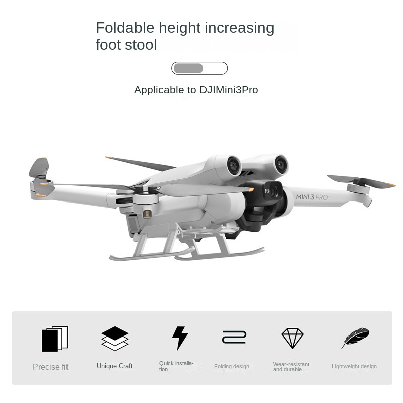 Giá đỡ hạ cánh hỗ trợ đệm chống sốc dành cho máy bay điều khiển DJI Mini 3 PRO