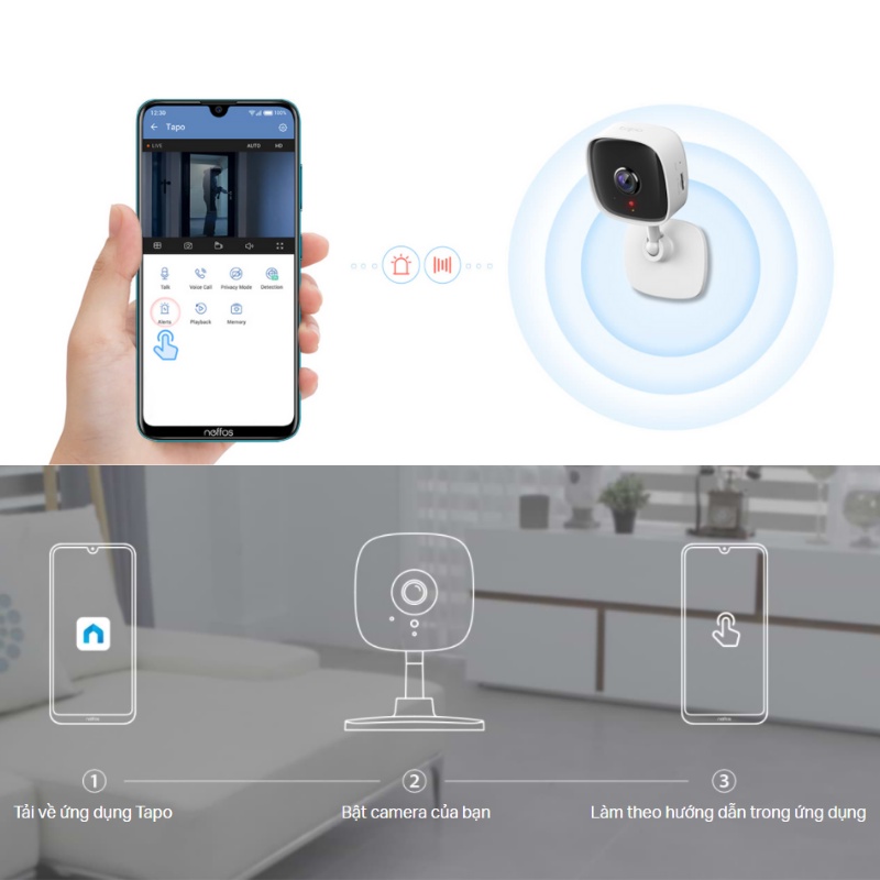 [Hỏa Tốc - HCM] Camera IP Wifi TP-Link Tapo C110 3M | Hàng Chính Hãng | Bảo Hành 24TH | LSB Store | BigBuy360 - bigbuy360.vn