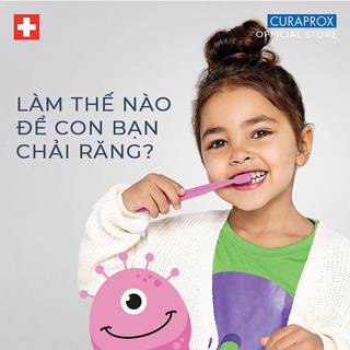 Kem đánh răng ngừa sâu răng dành cho bé curaprox kids 60ml - ảnh sản phẩm 4