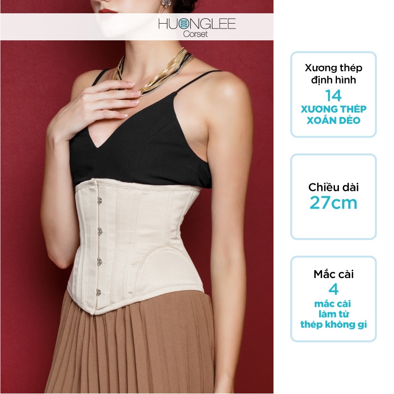 HUONGLEE Corset Đai giảm eo Corset Cúp Hông