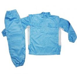 Quần áo phòng sạch chống tĩnh điện ( vải vinilon cacbon)
