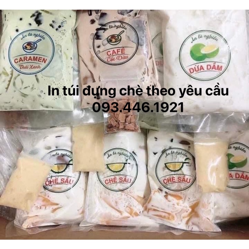 túi đóng chè in thương hiệu riêng, nhận in túi cho xưởng chè, thiết kế miễn phí, in số lượng ít