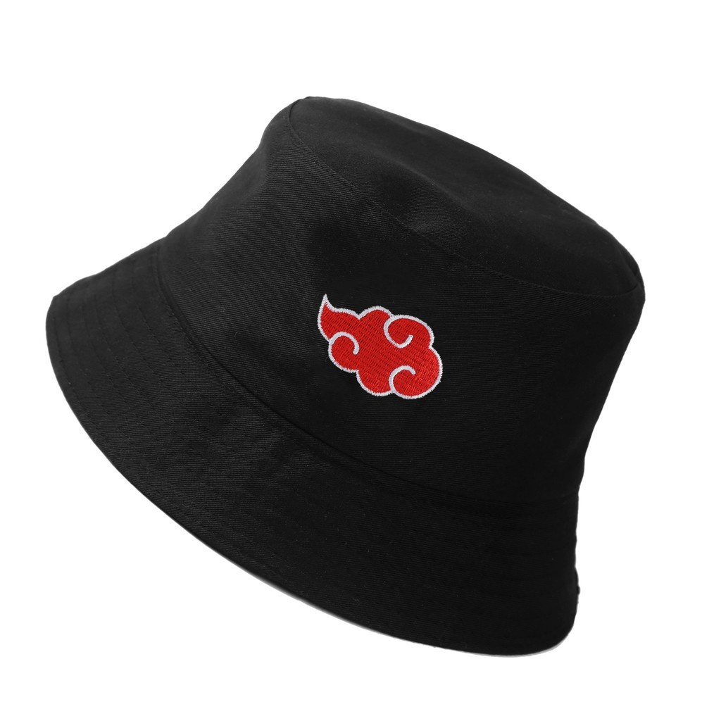 Mũ xô 100% cotton in logo Akatsuki Naruto cho nam