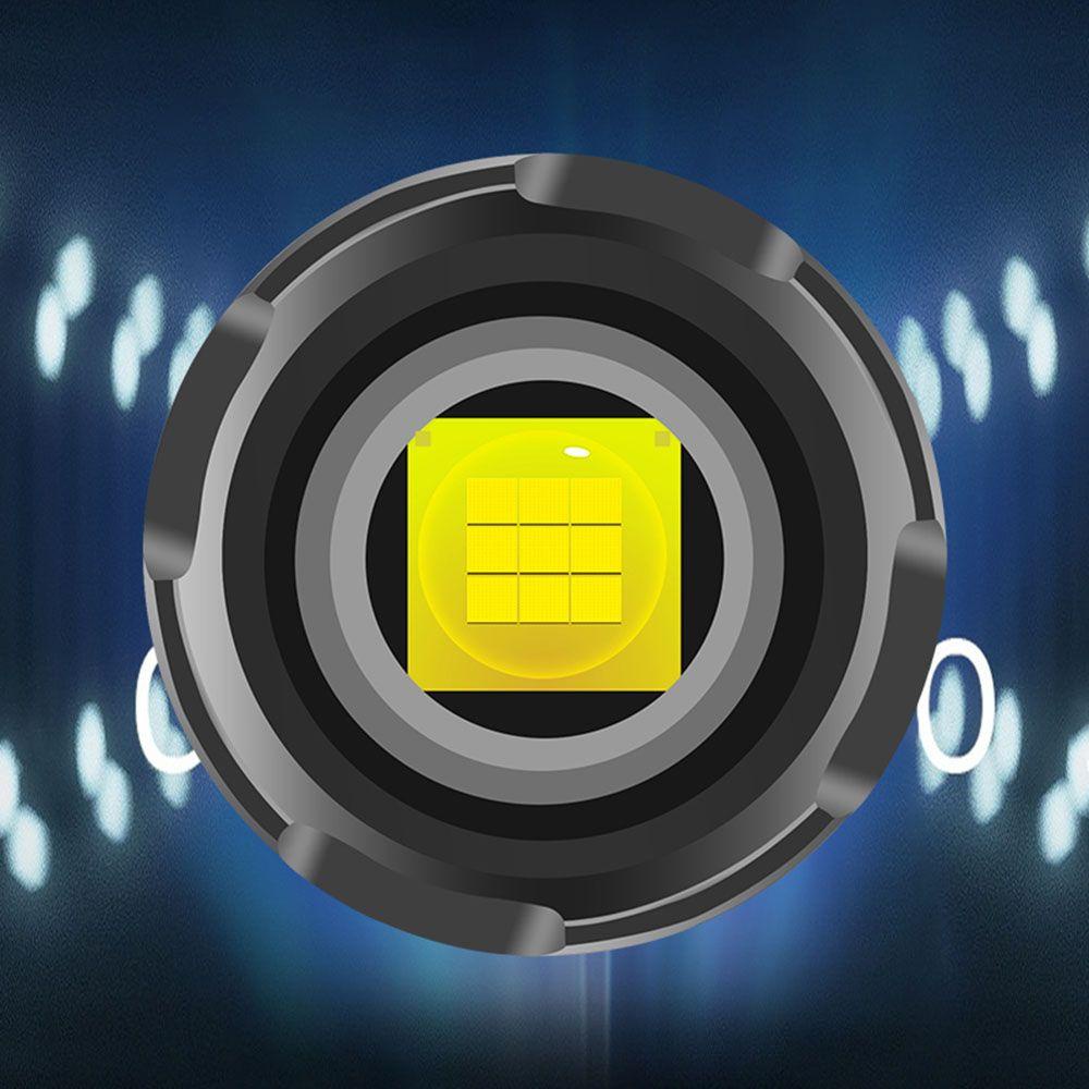 Đèn Pin Xhp160 Siêu Sáng Màn Hình LED Sạc USB Tiện Dụng