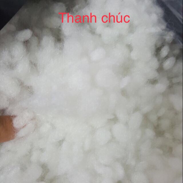 Gòn bi không pha tạp chất làm gối hơi hoặc nhồi bông