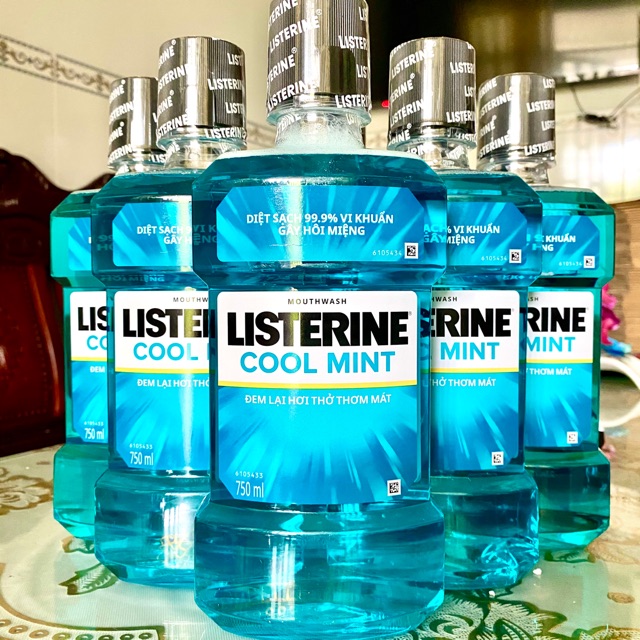 Nước súc miệng Listerine coolmint (cool mint) 750ml