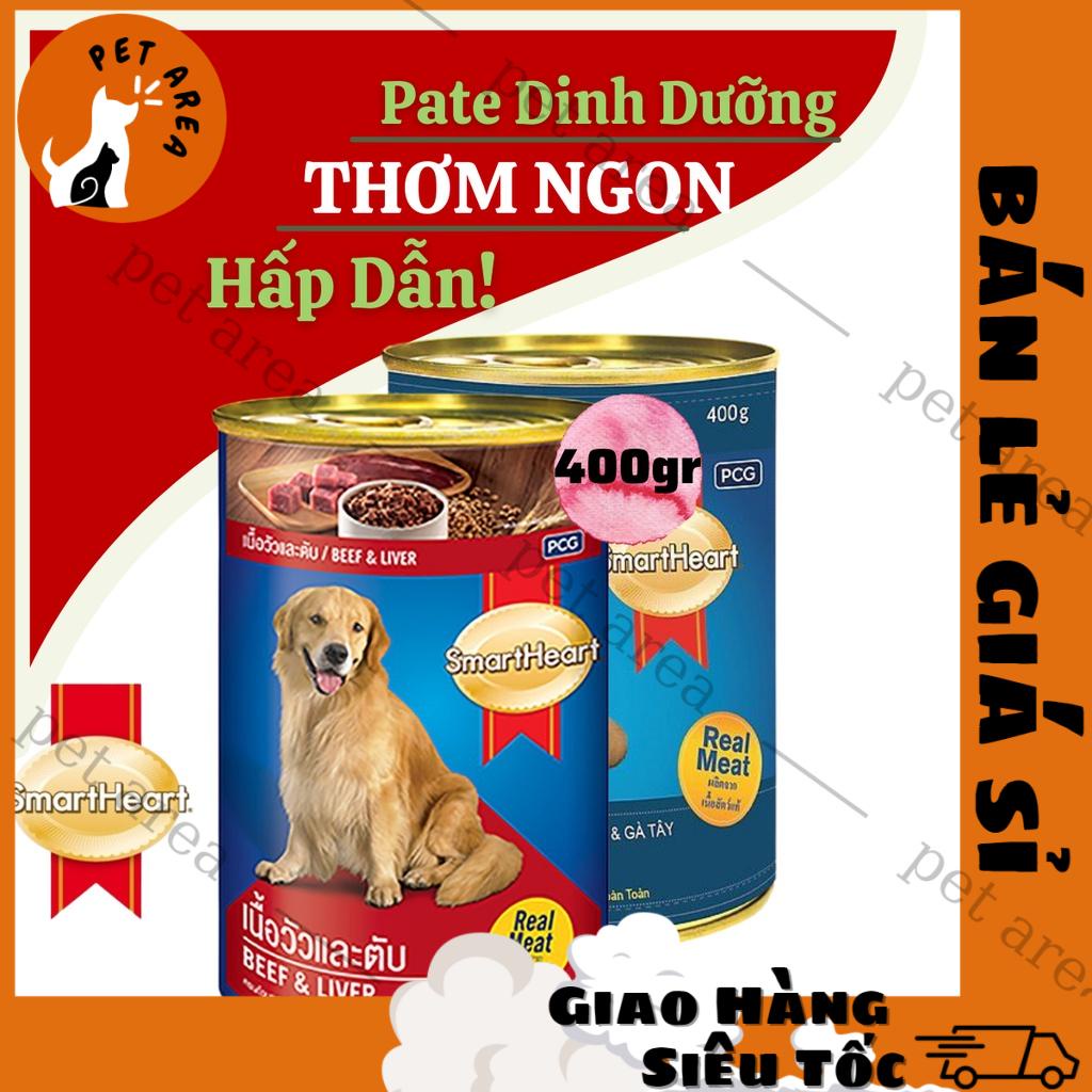[Rẻ vô Địch][Có Sẵn]Pate Cho Chó Lớn Smart Heart Adult Lon 400g