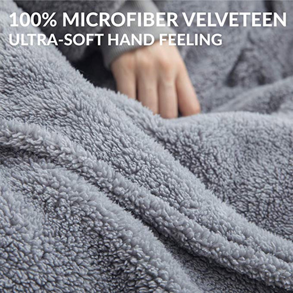 Chăn Giữ Ấm Có Nón Trùm Đầu Thời Trang Unisex