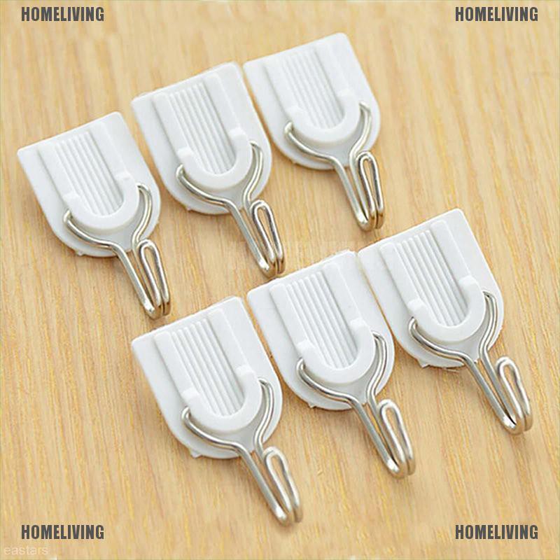 Set 6 Móc Treo Đồ Dán Tường Tiện Dụng