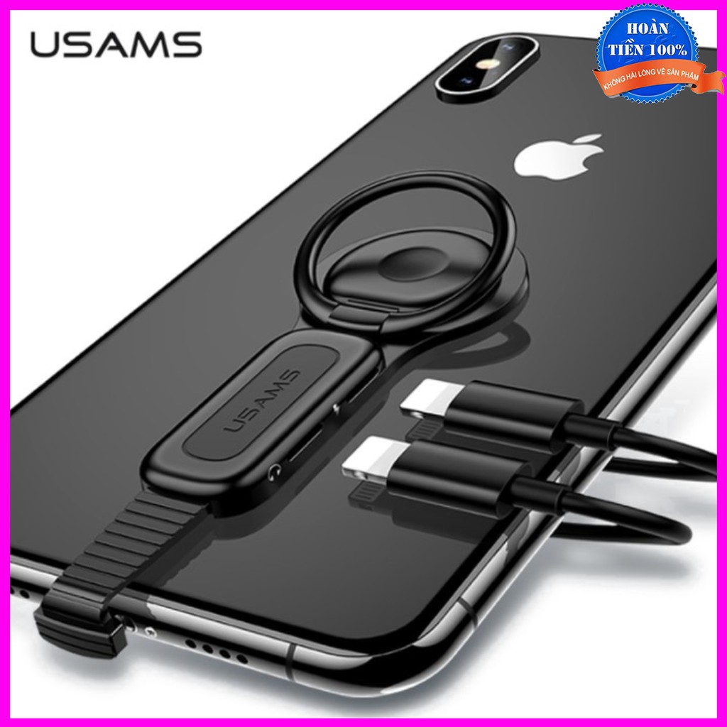 Nhẫn Đỡ Chức Năng Chuyển Đổi Kết Nối Đầu Lightning Chuyên Dụng Cho Iphone Nhãn Hiệu USAMS US-SJ274