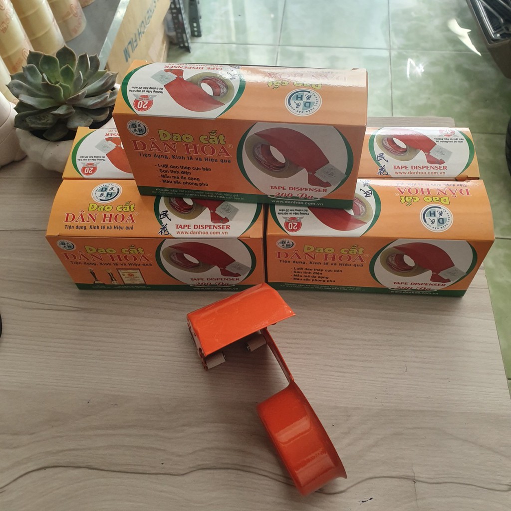 Dao cắt băng keo 5cm loại lớn cắt cuộn keo 300y 500y và cuộn 1kg