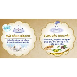 Tã Bỉm Dán MOONY NATURAL Từ Bông Hữu Cơ Size NB63/ S58/ M46/ L38 Nội Địa Nhật