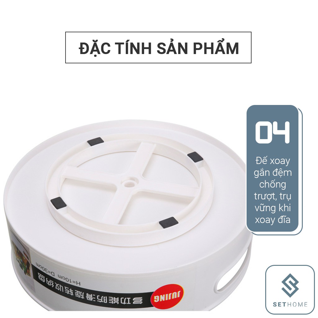 Khay Gia Vị Xoay 360 Độ 🎀SETHOME 🎀 Khay Xoay Đa Năng Để Gia Vị, Đồ Mỹ Phẩm | BigBuy360 - bigbuy360.vn