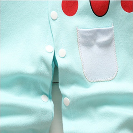 Bodysuit bộ liền thân Body cotton dài tay cho bé trai bé gái Hàng Quảng châu xuất Nhật Body100