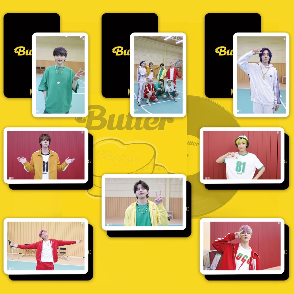 Hộp 54 Thẻ Ảnh Nhóm Nhạc BTS 2021 Butter Album LOMO