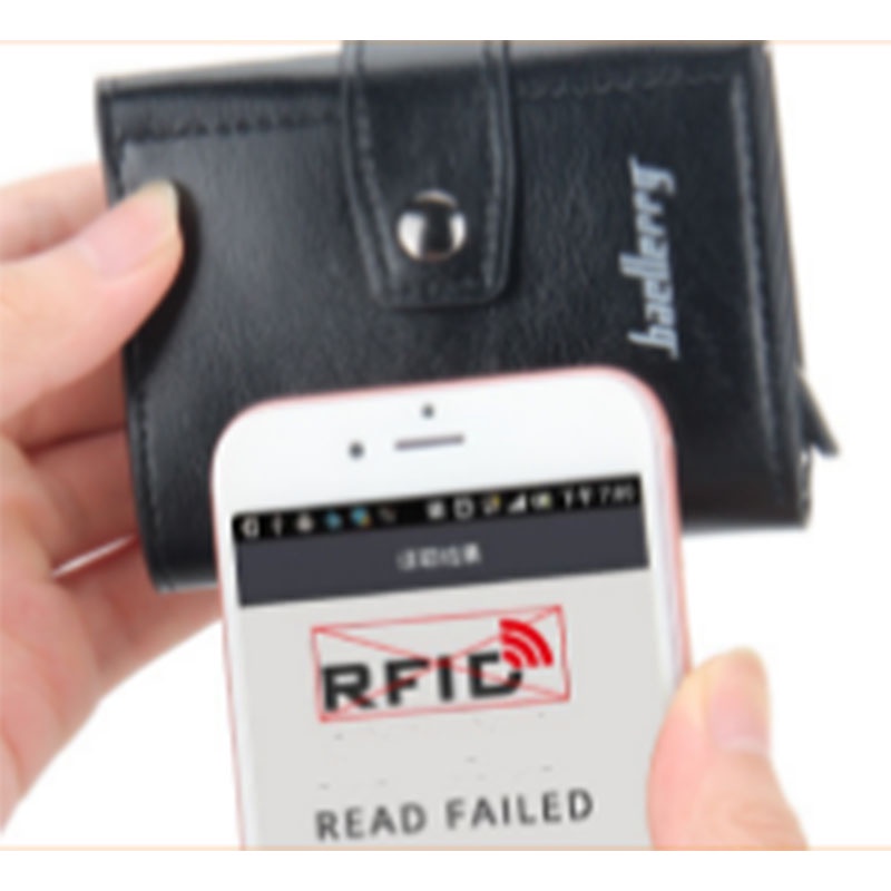 Baellerry Ví Ngắn Đựng Thẻ rfid Bằng Nhôm Nguyên Chất Chống Trộm Phong Cách Hàn Quốc Cho Nữ