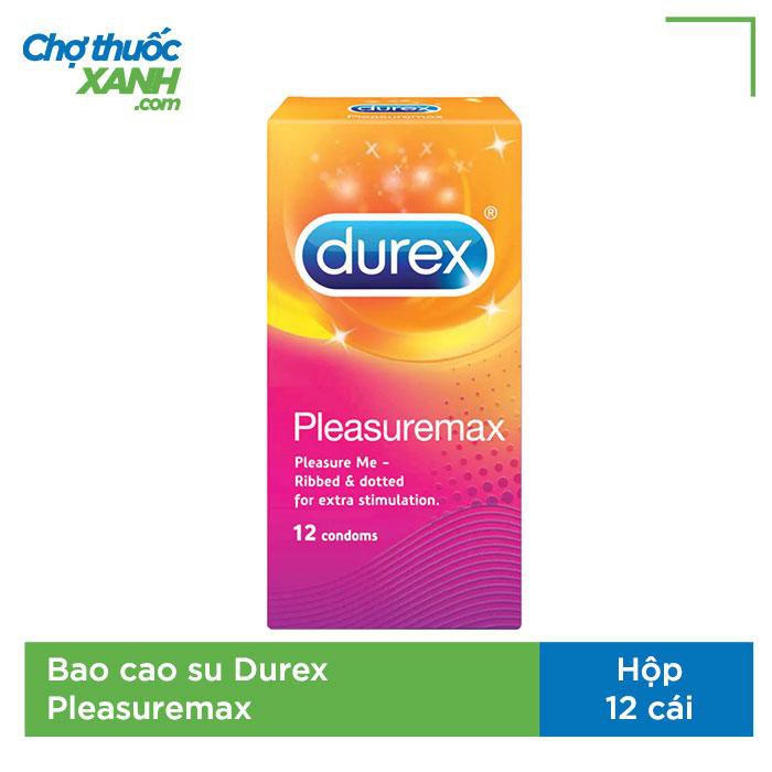 Bao cao su Durex Pleasuremax, Hộp 12 cái