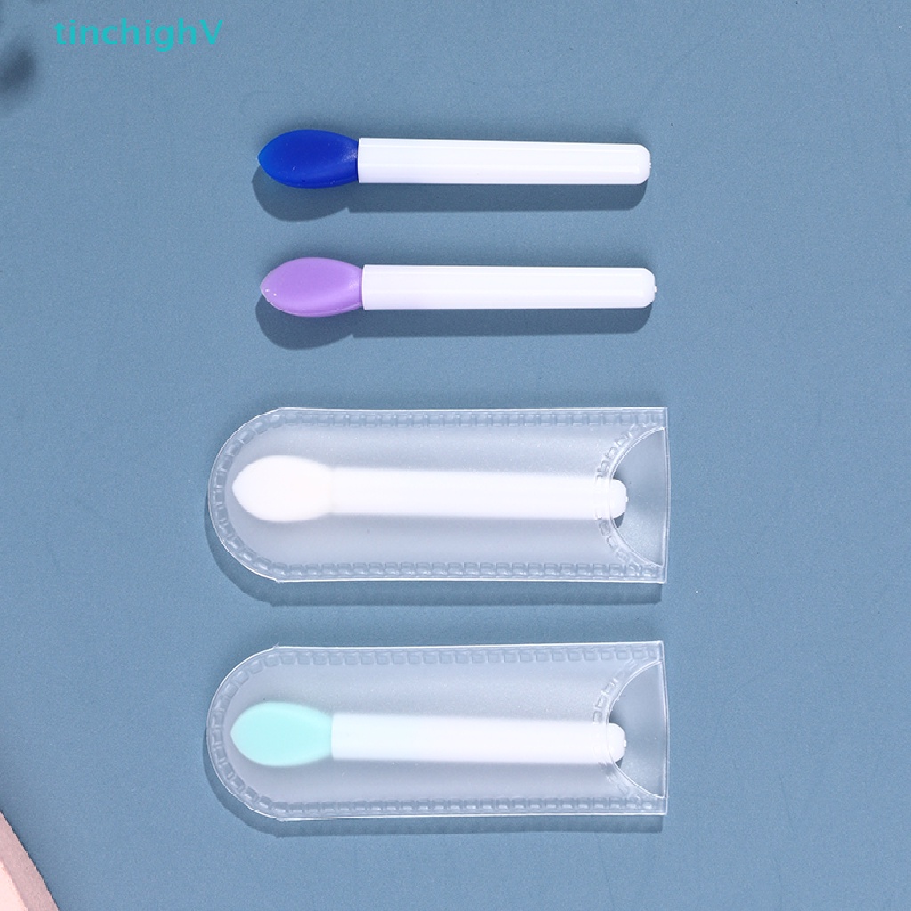 Set 10 Cọ Tô Son Môi Chất Liệu Silicon Tiện Dụng