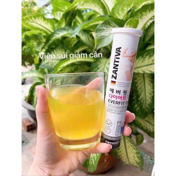 VIÊN SỦI ZANTIVA GIẢM CÂN HÀN QUỐC (EVERFIT DIET &amp; COLLAGEN C)