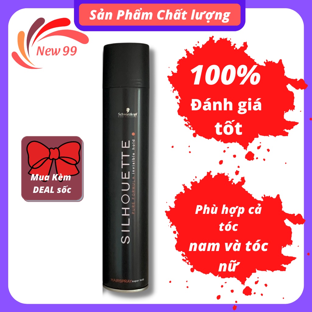 Gôm xịt tóc nam SILHOUETTE 420ML giữ nếp siêu cứng