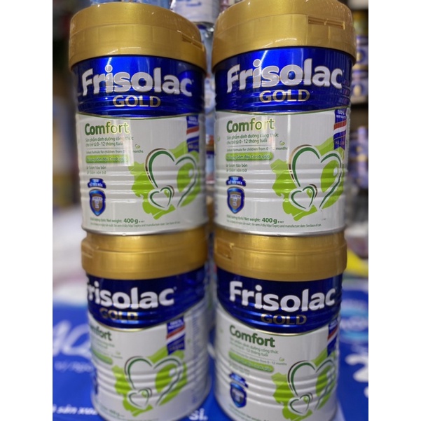 Sữa bột Frisolac Gold Comfort dành cho trẻ nôn trớ táo bón - hộp 400g