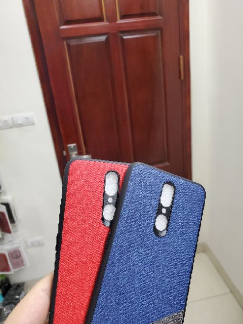 Ốp lưng Oppo F11 FREESHIP Từ 50k chống sốc vải Jean thổ cẩm cao cấp