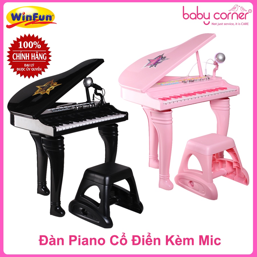 Đàn Piano Cổ Điển Kèm Mic Winfun Cho Bé Từ 3 Tuổi