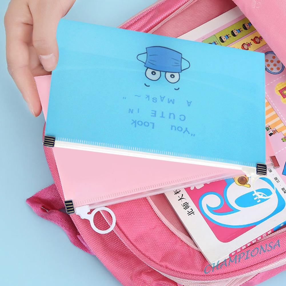 Set 8 túi đựng khẩu trang chống bụi có khóa kéo tiện dụng
 | BigBuy360 - bigbuy360.vn