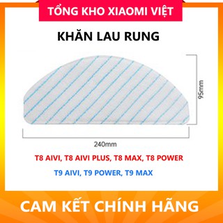 Khăn Lau Rung Robot lau nhà Ecovas Deebot T8 Aivi /T8 Power/ T8 Aivi plus / T9 AVIVI / T9 POWER