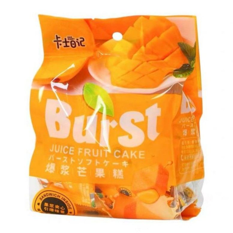Kẹo dẻo nhân trái cây tươi Burst 358g - Date T8/2021